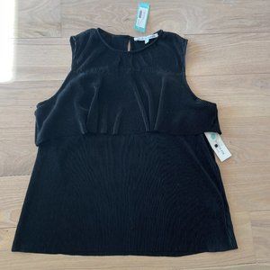 NWT Collective Concepts Rosalia Ruffle Blouse - L